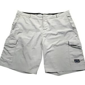 Salt Life SLX-QD Gray Cargo Shorts Fishing Outdoor Performance Men’s Size 40